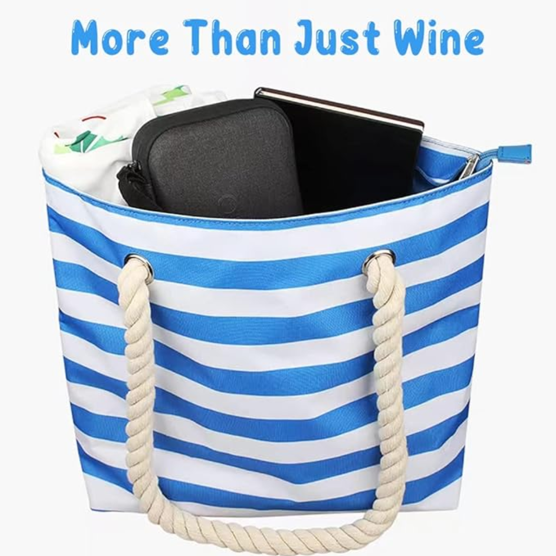 🍷✨ Wine Escape Tote – The Perfect Wine Bag for Any Adventure ✨🍷